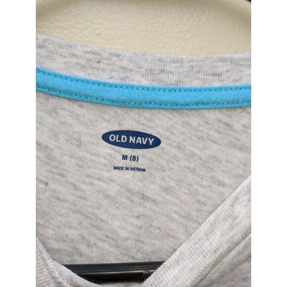 Old Navy Kids Medium(8) Gray T-Shirt - Picture 4 of 5